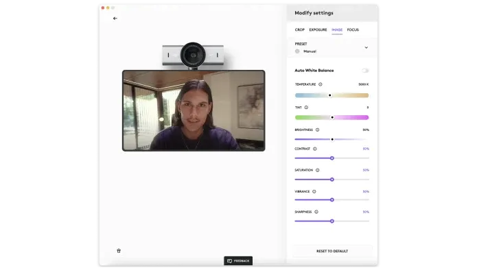 logi MX Brio webcam