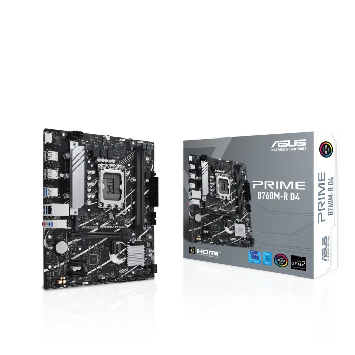  Asus Prime B760M-R D4  ASUS PRIME B760M-R D4 