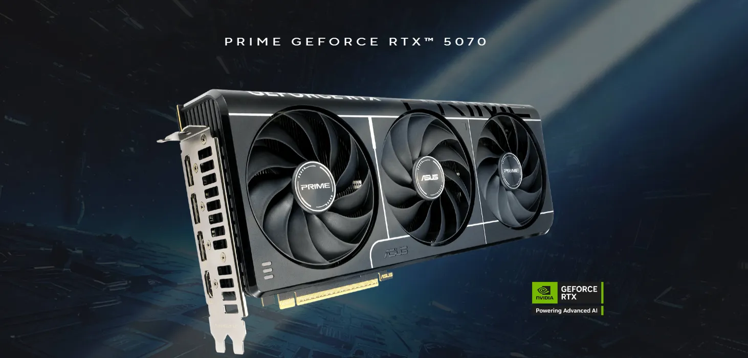 اسوس برايم جي فورس ار تي اكس 5070 اسوس برايم جي فورس ار تي اكس 5070