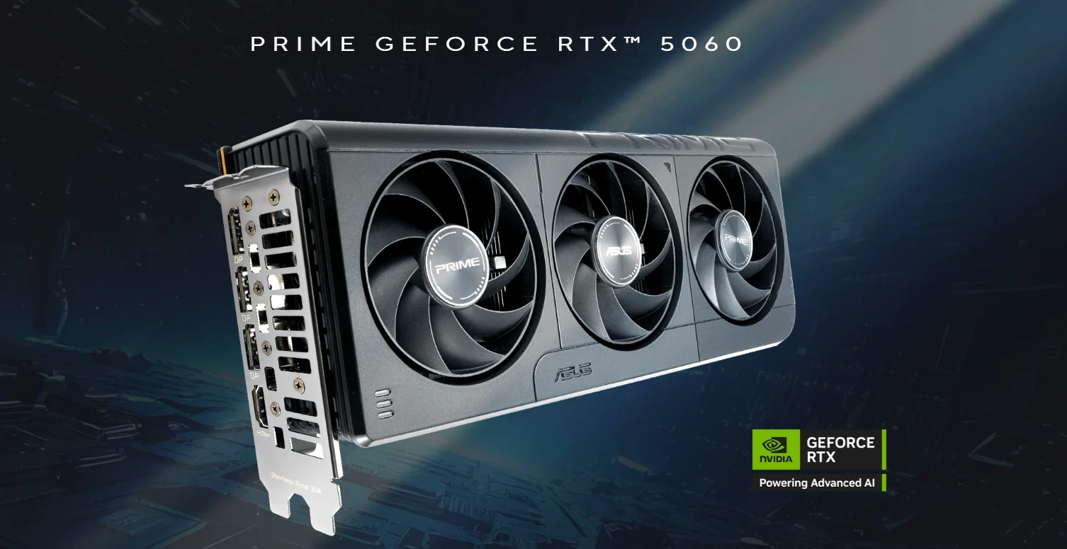 ASUS Prime GeForce RTX 5060 8GB ASUS Prime GeForce RTX 5060 8GB