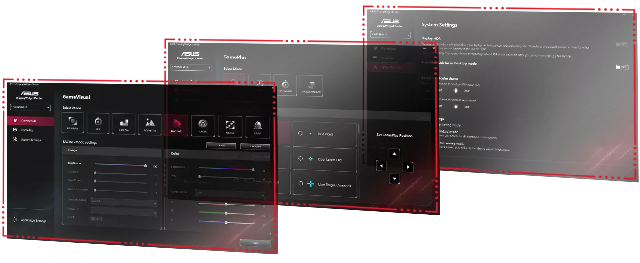 أسوس شاشة gaming