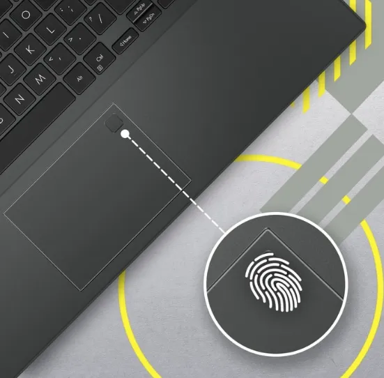 Asus Vivobook Go 15 E1504FA-NJ005W fingerprint 