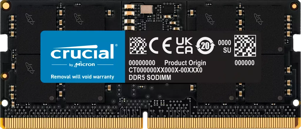 Crucial 16GB DDR5-4800 SODIMM Ram