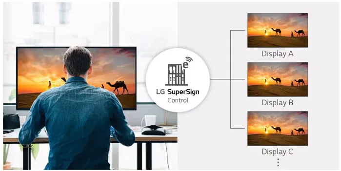 LG 43UR640S Quick & Easy Signage Control with LG SuperSign Control