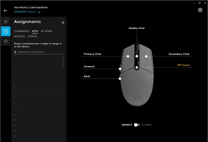 logitech mouse gaming