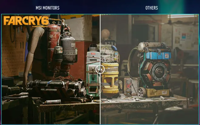 ام اس اي شاشة جيمنج