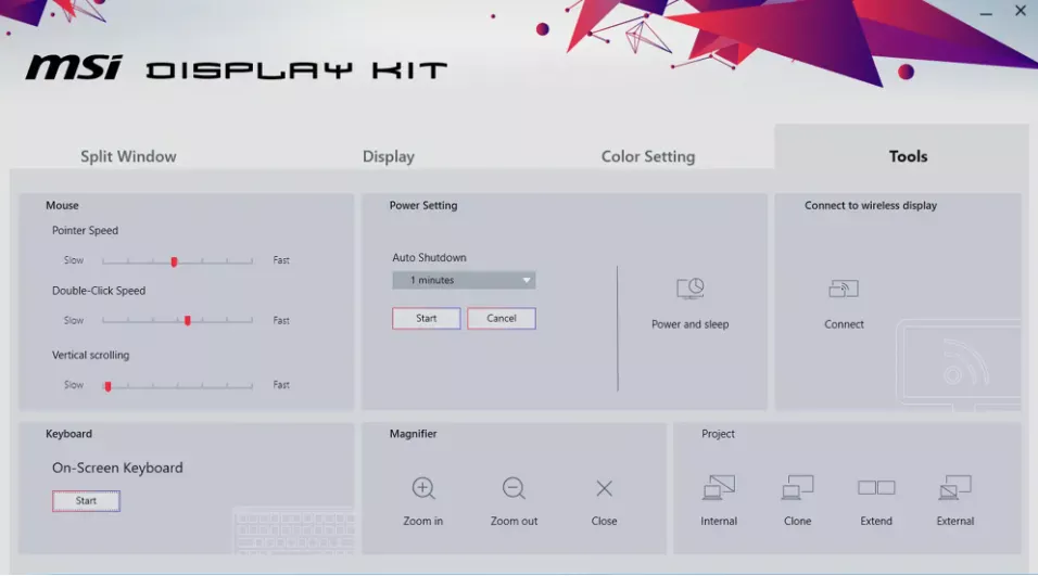 MSI Display Kit app
