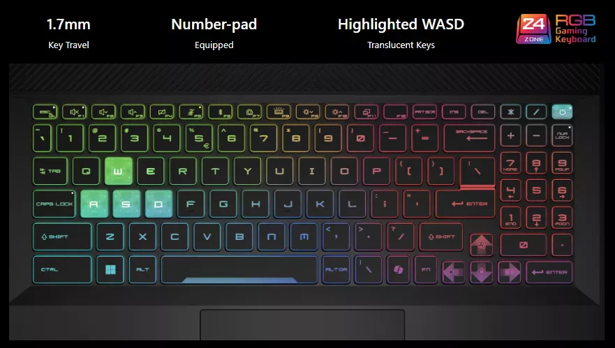 لابتوب ام اس اي Sword 16 HX B14VFKG