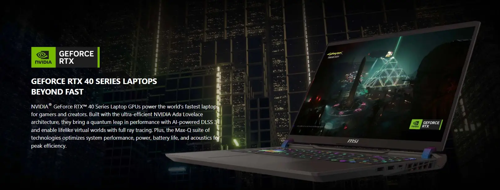 MSI Vector Laptop