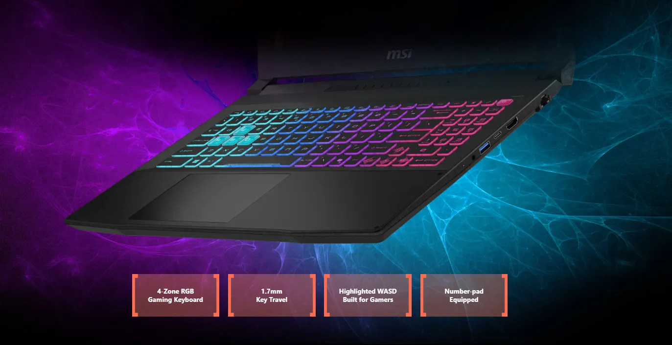msi gaming laptop