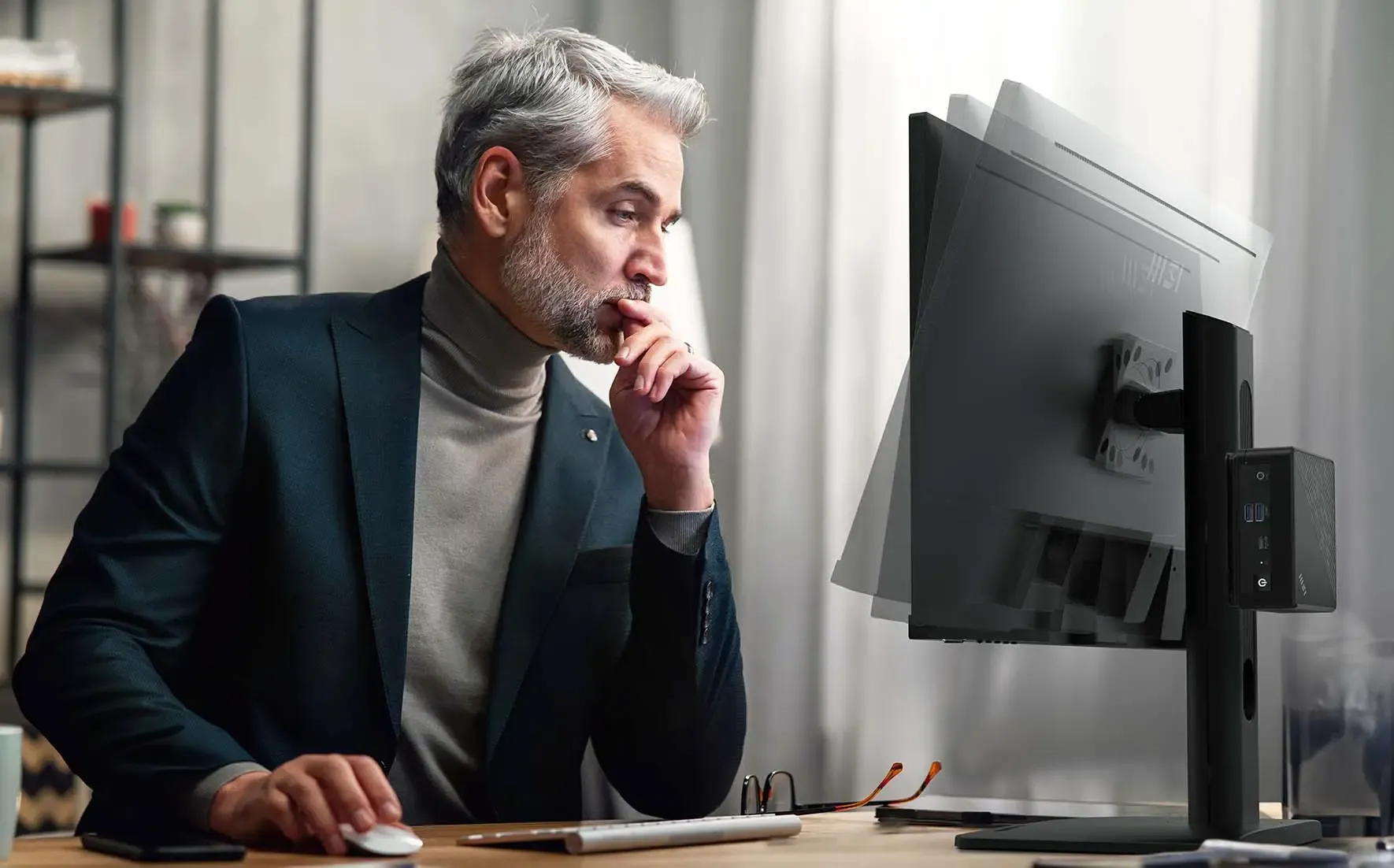 ام اس اي شاشة بيسي