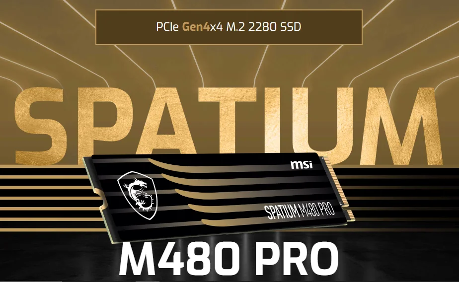 Msi Spatium M480 Pro