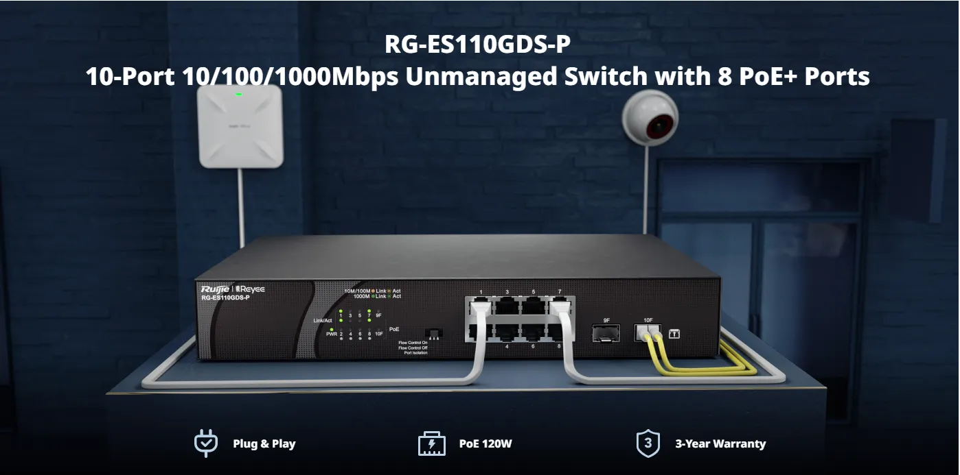 Ruijie Reyee RG-ES110GDS-P