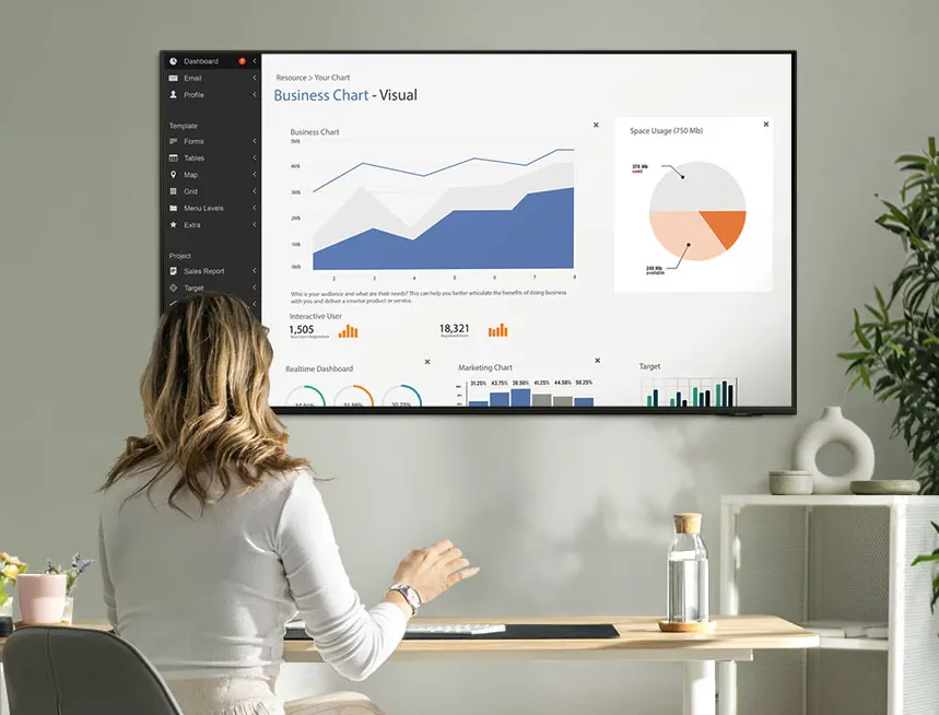Samsung 75DU7000 Workspace App