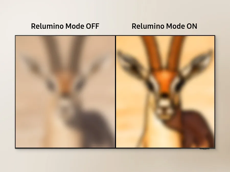 وضع Relumino في Samsung QN85D