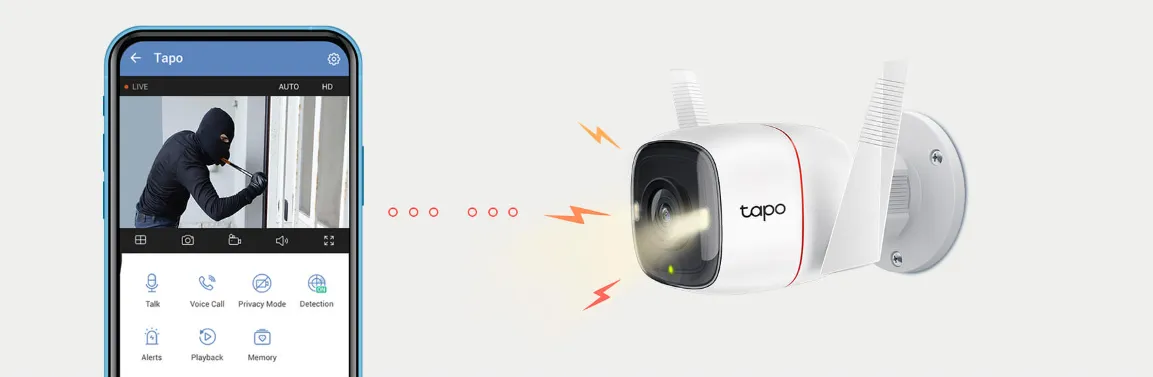 صفارة إنذار عالية الديسيبل من تي بي لينك تابو C320WS