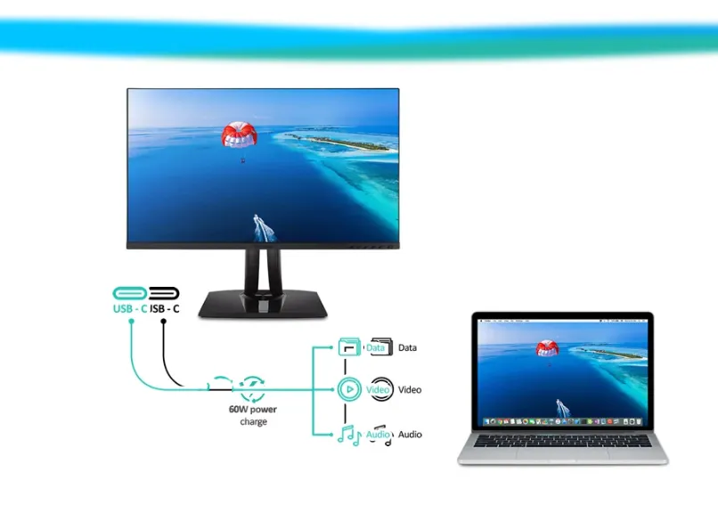 فيوسونيك شاشة للكمبيوتر