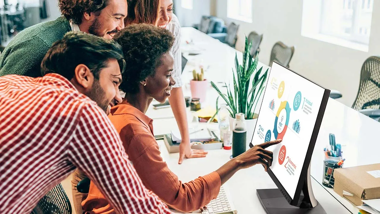 شاشة فيوسونيك للكمبيوتر