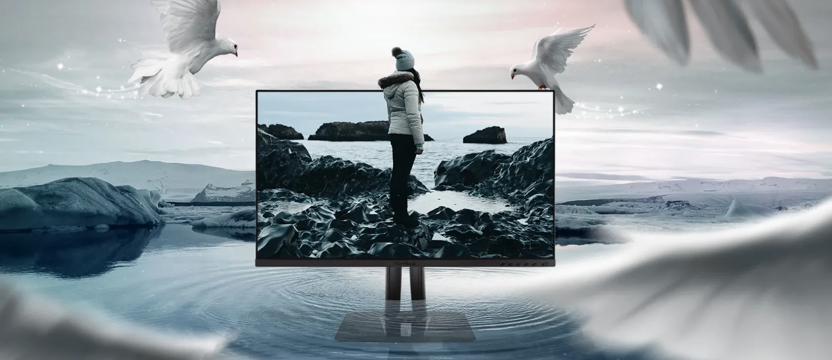 فيوسونيك شاشة للكمبيوتر