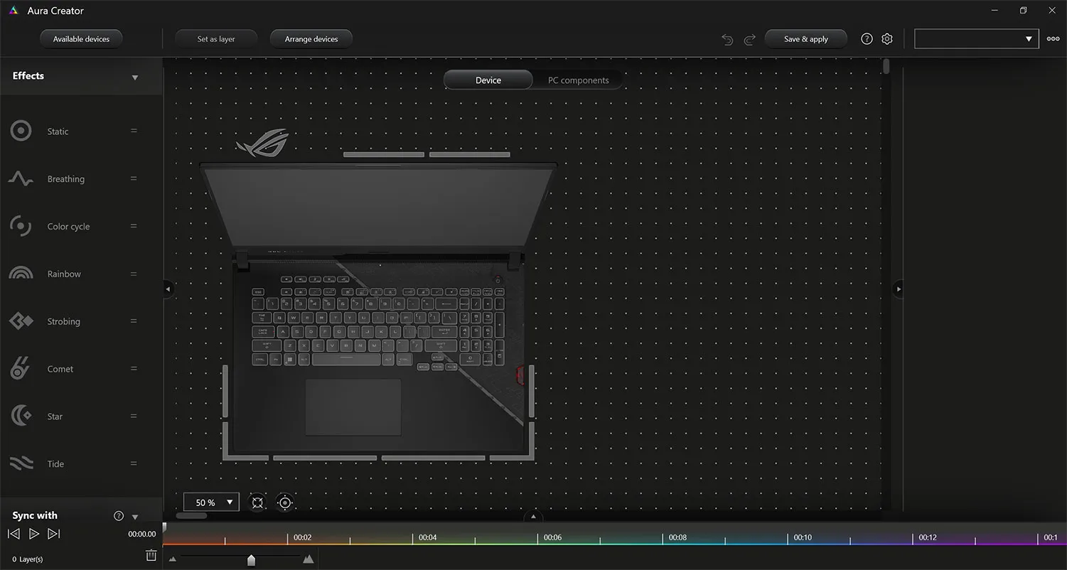 ASUS ROG Strix Scar 17 SE G733C XS97 AURA CREATOR
