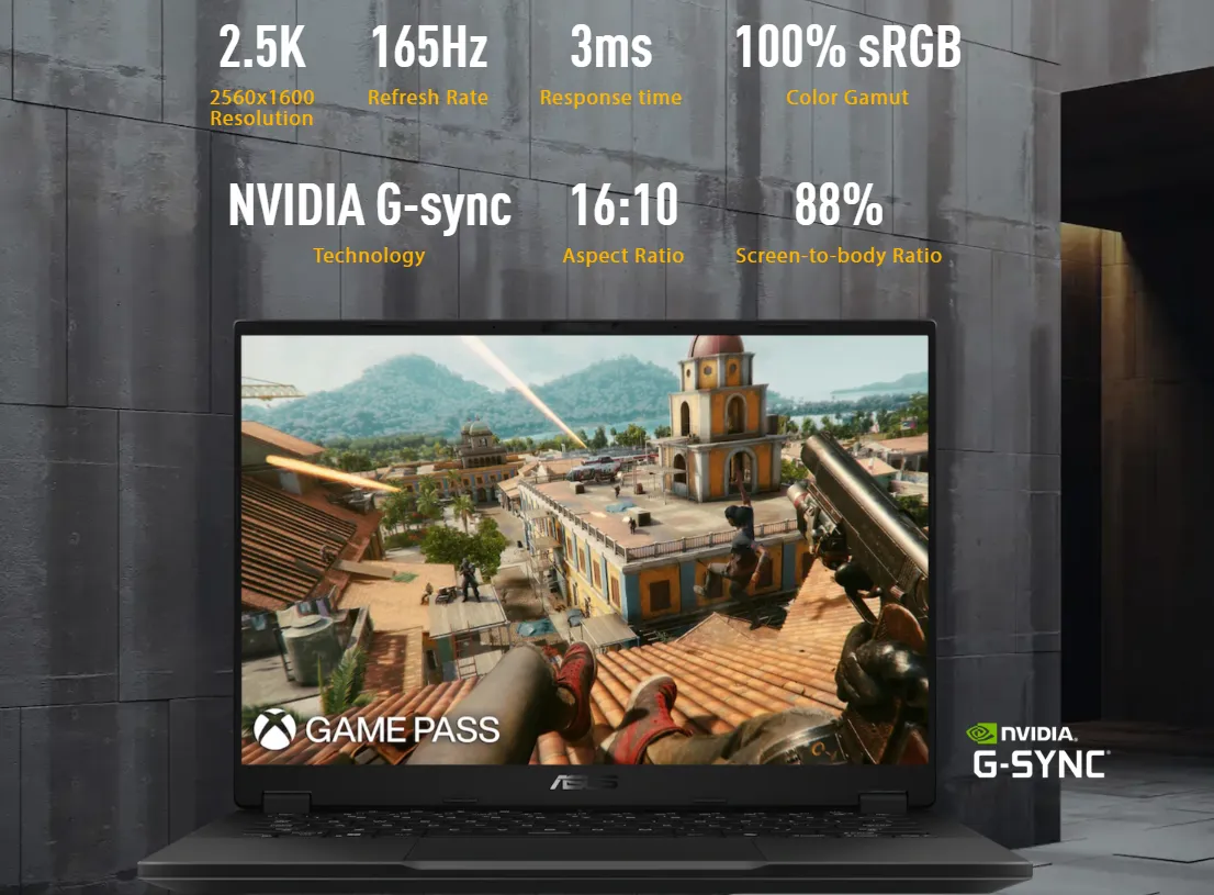 asus tuf gaming a14 Display