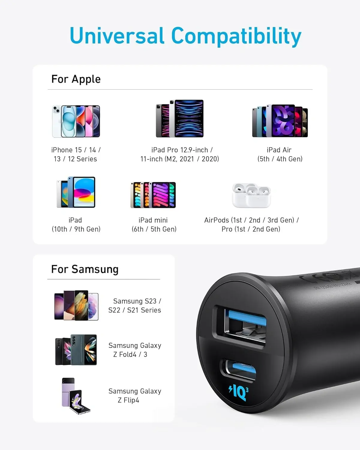 anker charger car