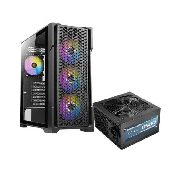 case with power supply