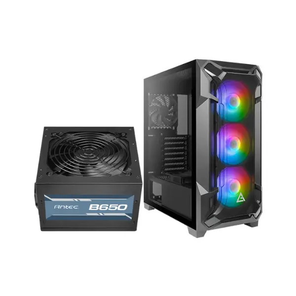 Antec DF600 Flux + Atom B650 650W 