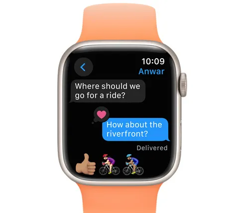 Apple Watch Series 9 Stay in touch with a tap