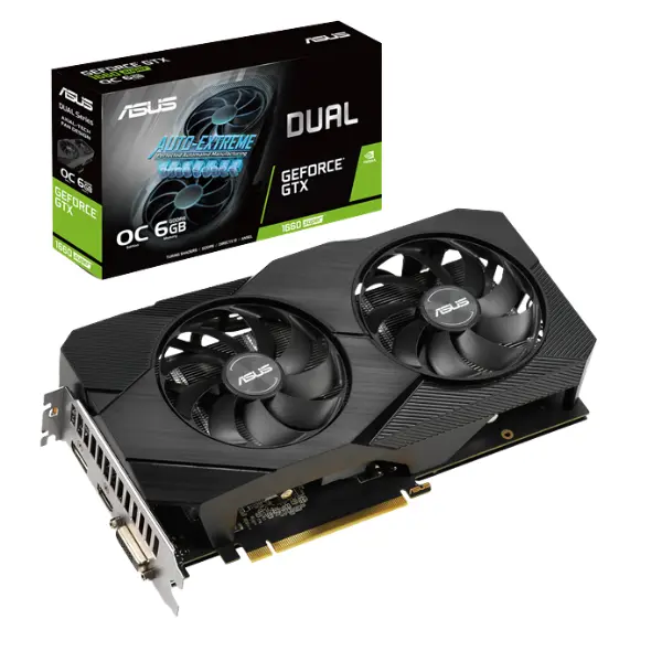Asus Dual GeForce GTX1660S-O6G-EVO Asus Dual GeForce GTX1660S-O6G-EVO