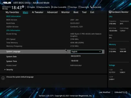 Motherboard Prime A520M-E