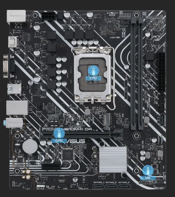 Motherboard Prime H610M-K D4