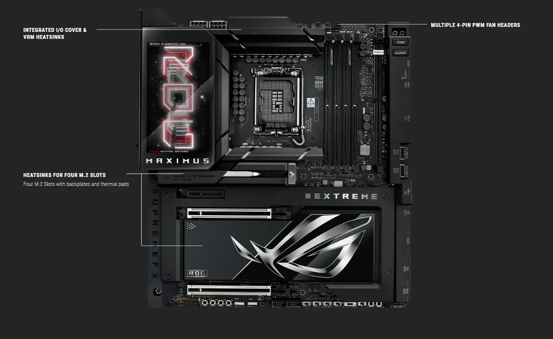 اسوس روج ماكسيموس Z890 اكستريم مازر بورد اسوس روج ماكسيموس Z890 اكستريم مازر بورد