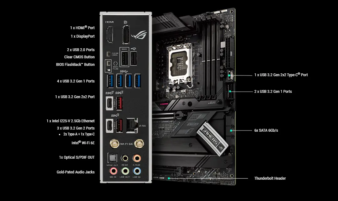 Motherboard ROG STRIX Z690-F Gaming WiFi Motherboard ROG STRIX Z690-F Gaming WiFi