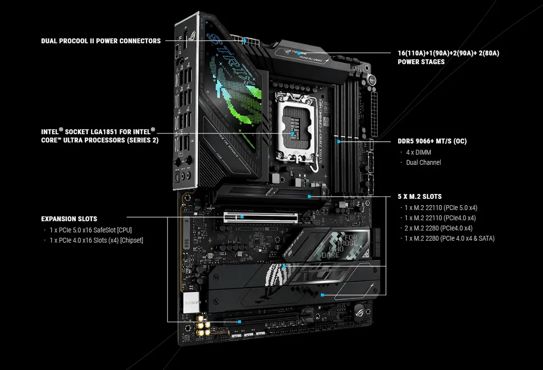 اسوس روج ستريكس Z890-F جيمنج واي فاي مازر بورد