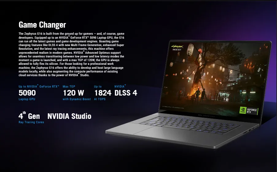  Asus ROG Zephyrus G16 GU605CR-QR232W