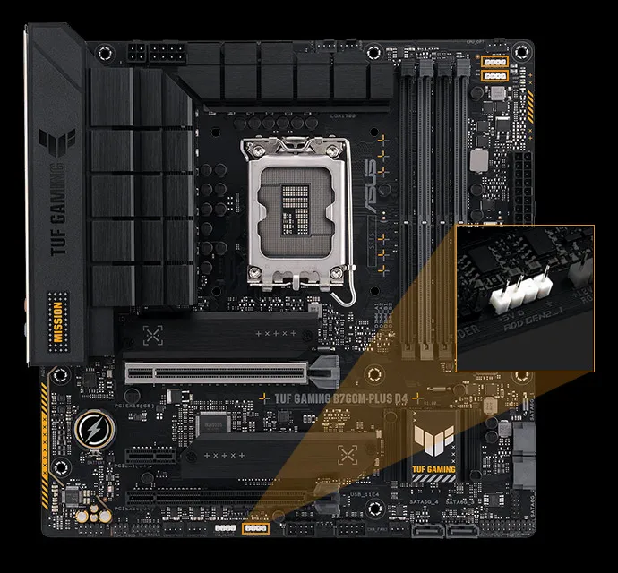 Asus TUF Gaming B760M-PLUS WiFi D4 Asus TUF Gaming B760M-PLUS WiFi D4