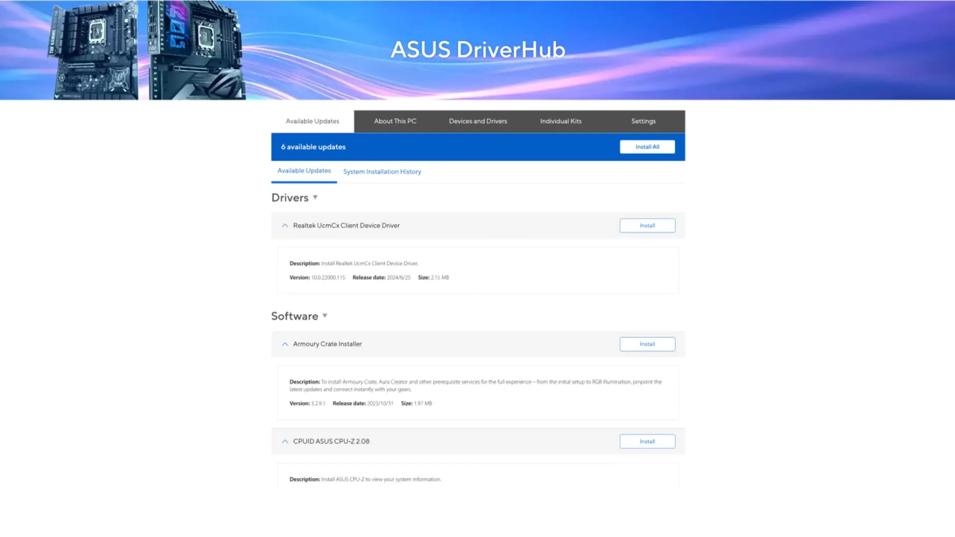 مازر بورد اسوس تاف جيمنج