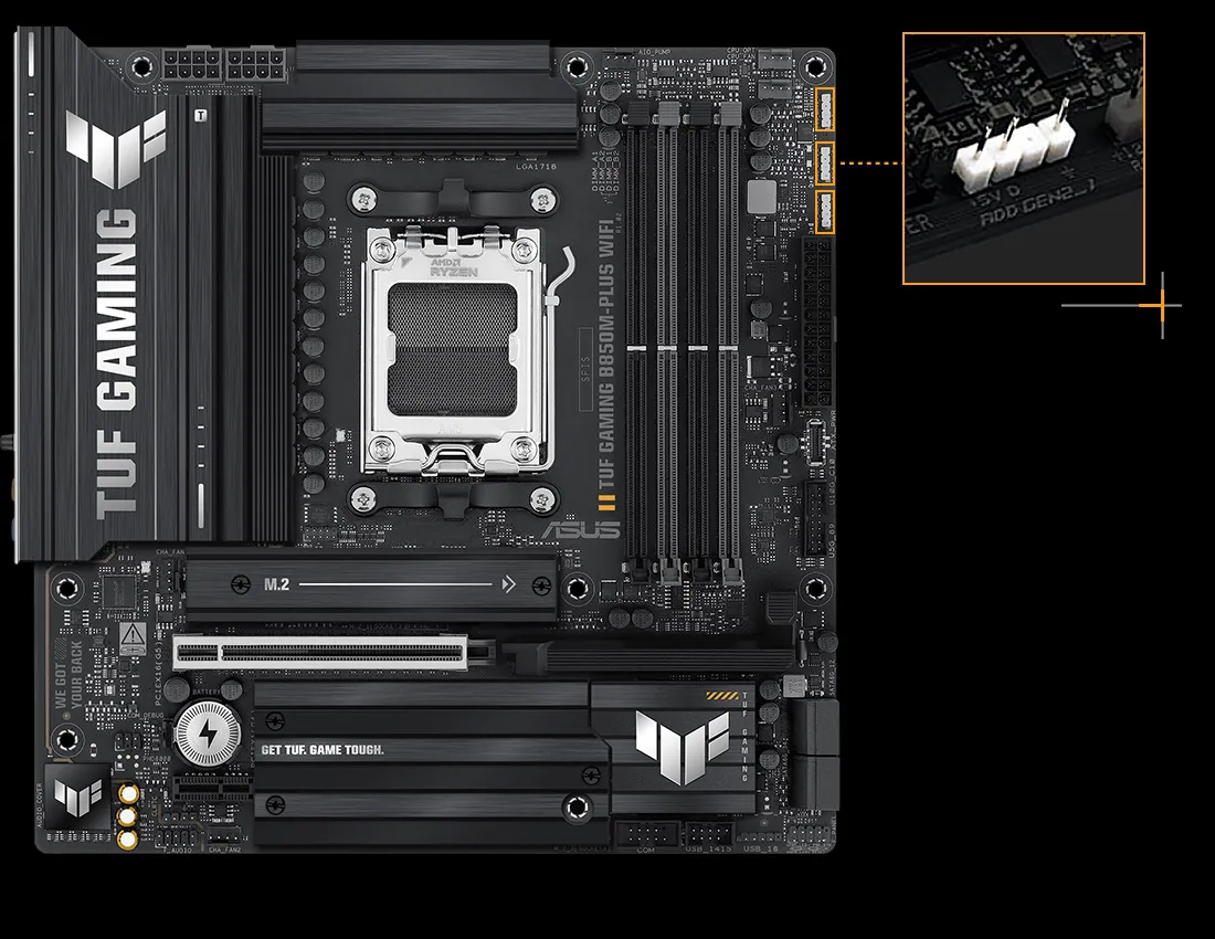 تاف جيمنج B850M-بلس واي فاي مازر بورد