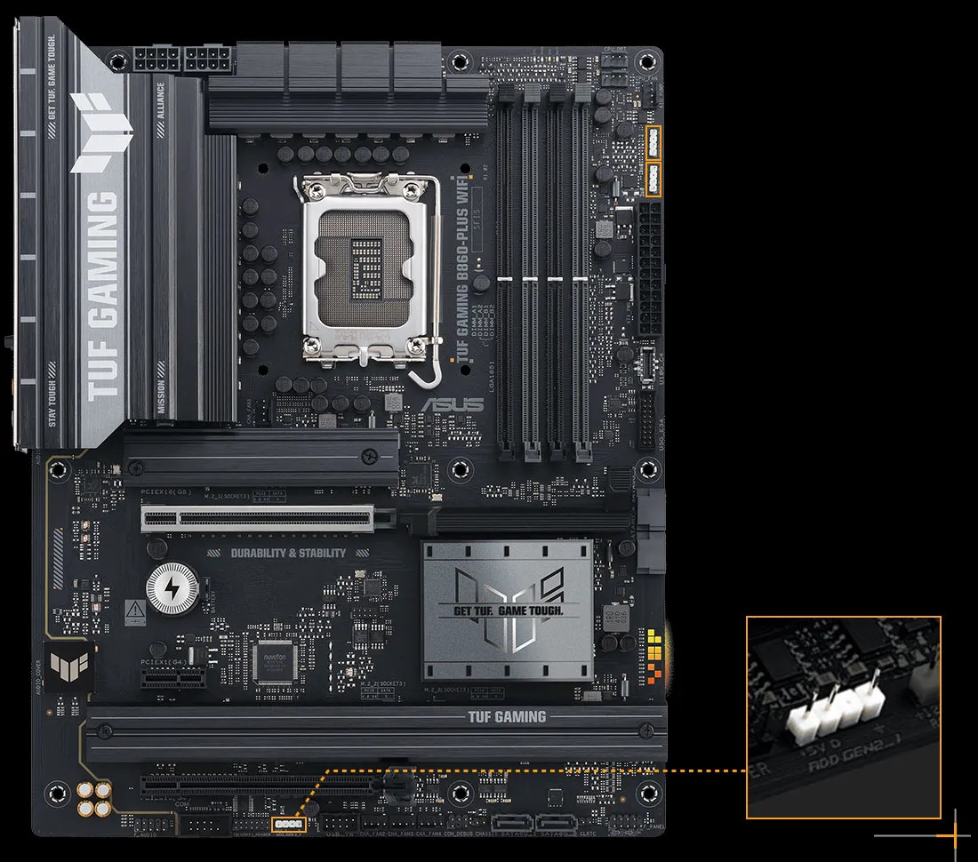 اسوس تاف جيمنج B860-بلس واي فاي مازر بورد