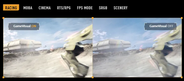 أسوس شاشة للألعاب