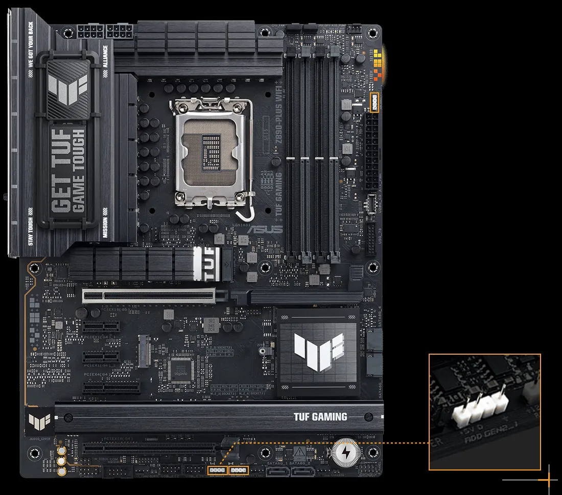 مازر بورد اسوس تاف جيمنج Z890-بلس واي فاي