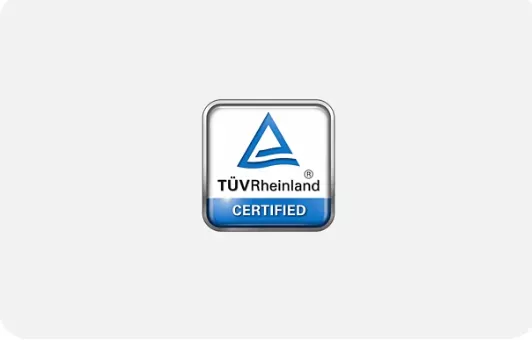 TÜV Rheinland certifies