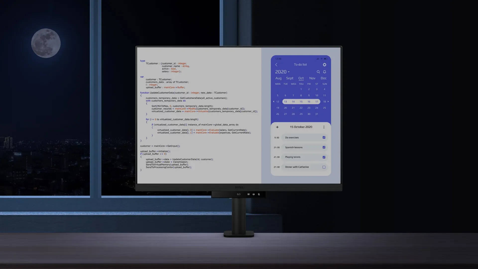 بنكيو RD280UA شاشة