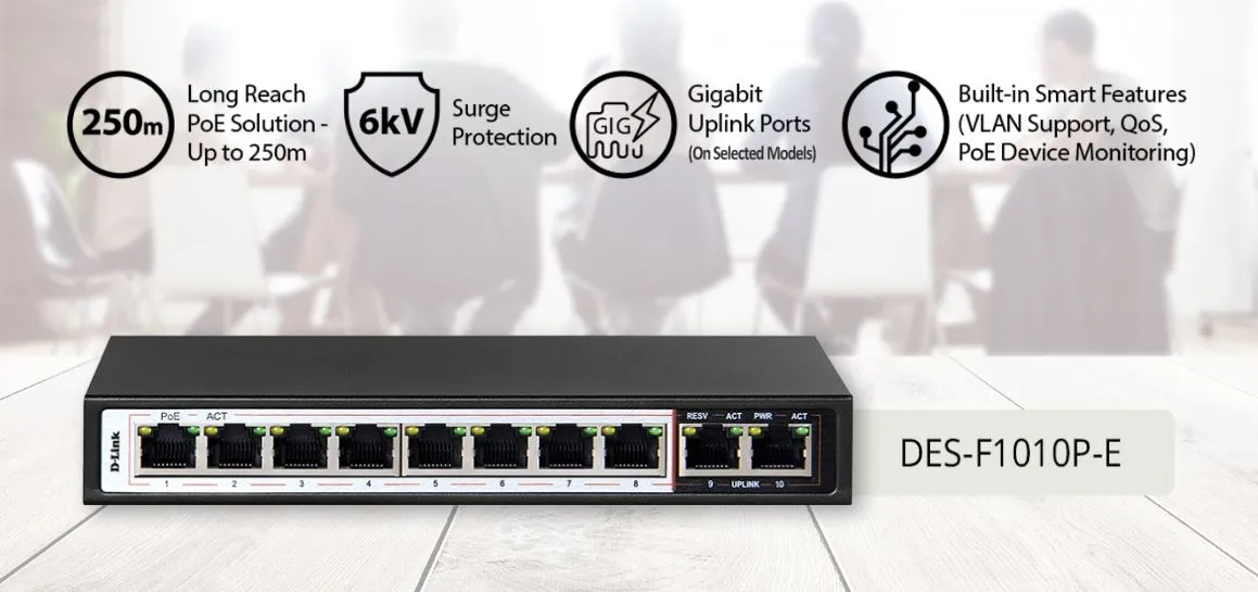 D-Link DES-F1010P-E