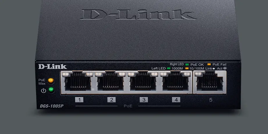 سويتش DGS-1005P من دي لينك