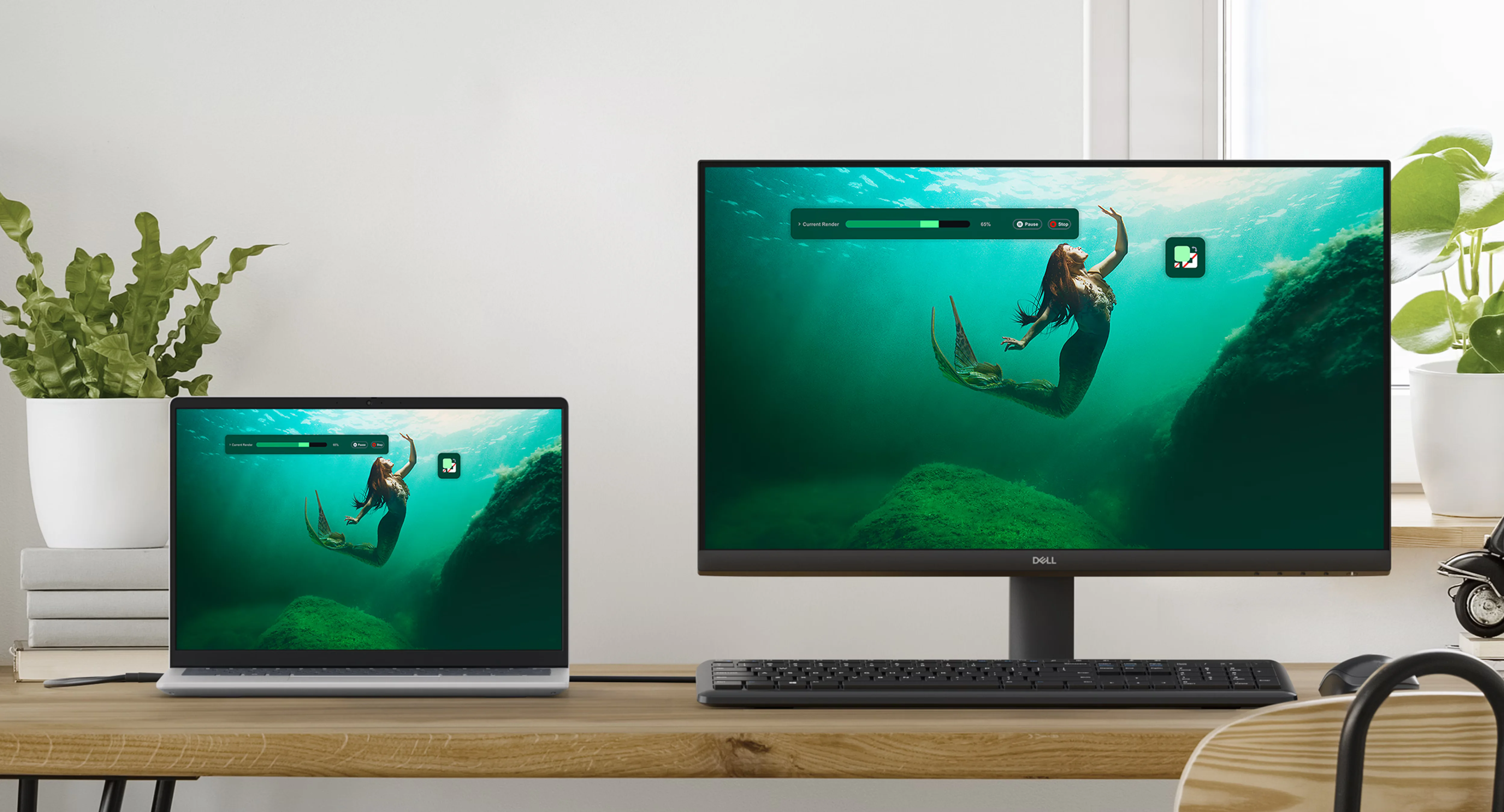 شاشة dell