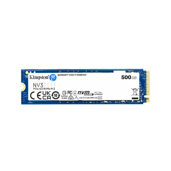 كينجستون NV3 هارد 500 جيجابايت اس اس دي NVMe PCIe Gen 4.0 كينجستون NV3 هارد 500 جيجابايت اس اس دي NVMe PCIe Gen 4.0