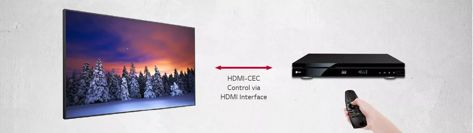 LG 110UM5J User-Friendly Features and Accessories