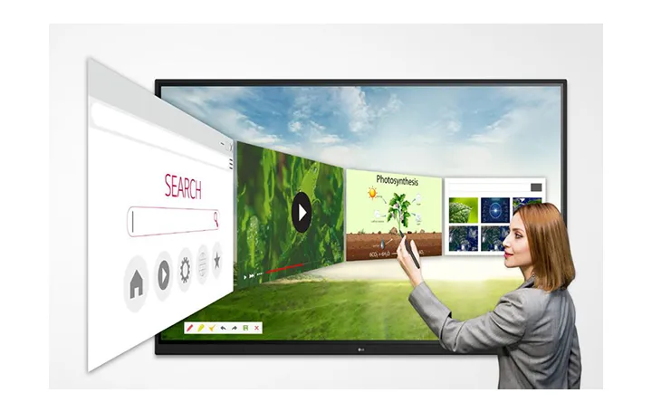 شاشة تفاعلية للتعليم